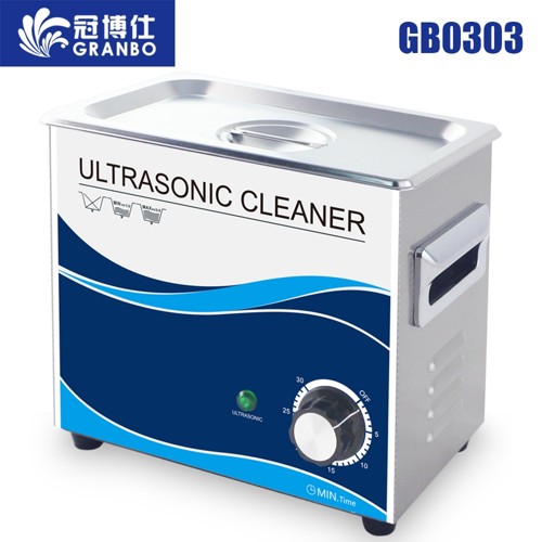 冠博仕GB0303機(jī)械不加熱超聲波清洗機(jī)3.2L容量180W功率