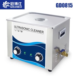 冠博仕GD0815機(jī)械帶加熱超聲波清洗機(jī)15L容量480W功率
