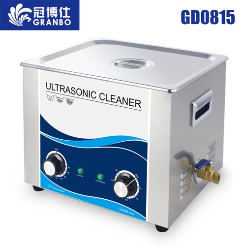 冠博仕GD0815機(jī)械帶加熱超聲波清洗機(jī)15L容量480W功率